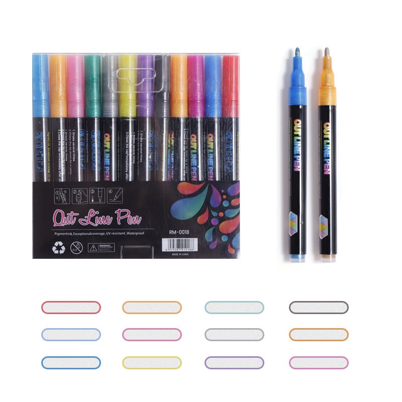 🖌2023 Best-Selling Dual-Line Highlighter