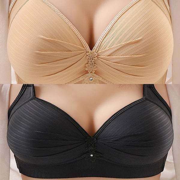 [Copy]🌹BUY 2 GET 1 FREE🌹DESIGN FOR SENIOR FRONT CLOSURE COTTON BRA🎀(PLEASE ADD 3/5 PCS TO YOUR CART😍)