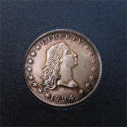 🔥Hot Sale America's First 1794 Liberty Flowing Hair  Dollar Silver🔥