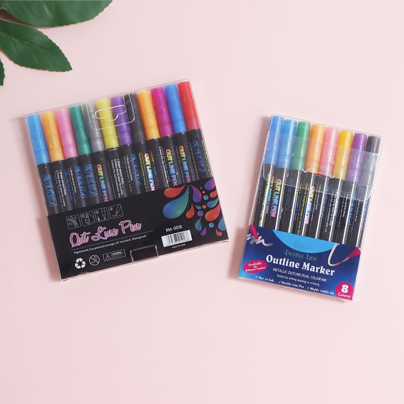 🖌2023 Best-Selling Dual-Line Highlighter