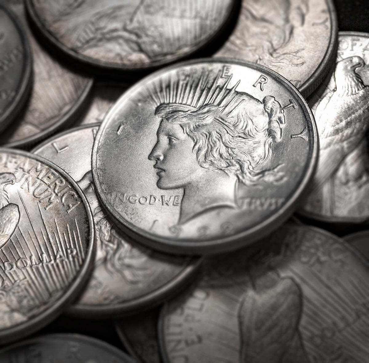 ✯ MIXED DATE ✯The Complete Collection of Peace Silver Dollar【1921~1935】12Pcs