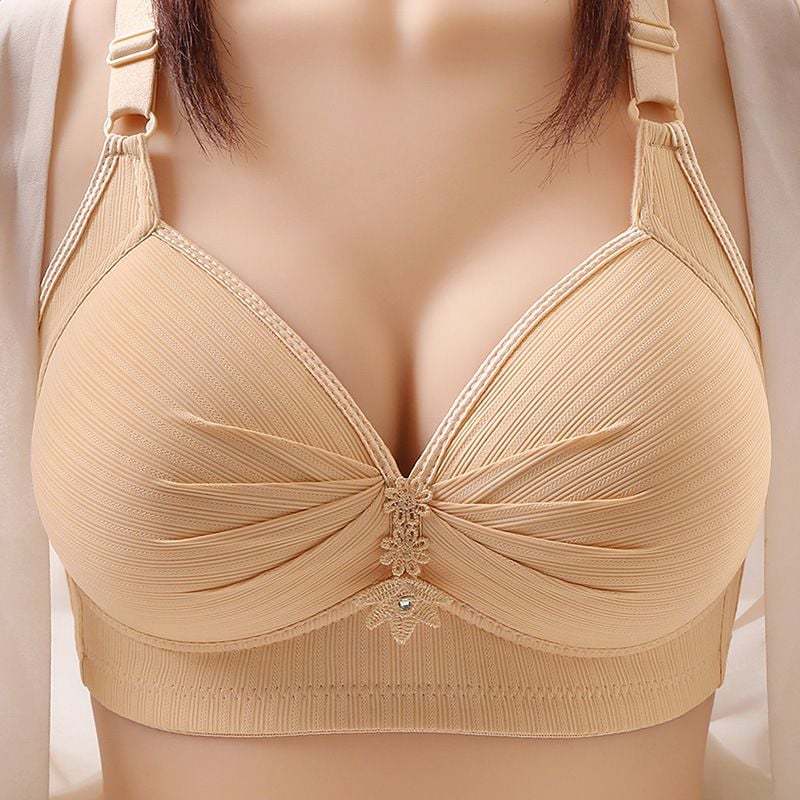 [Copy]🌹BUY 2 GET 1 FREE🌹DESIGN FOR SENIOR FRONT CLOSURE COTTON BRA🎀(PLEASE ADD 3/5 PCS TO YOUR CART😍)
