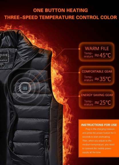 2024 New Unisex Warming Heated Vest