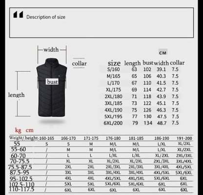 2024 New Unisex Warming Heated Vest