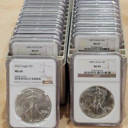 ⏰Hurry Up! 🪙1986 - 2024 American Silver Eagles(39Pcs)