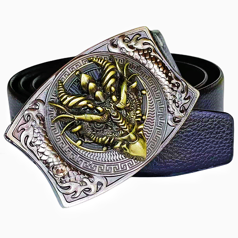 🔥LAST DAY 50% OFF🔥Western Fashion Genuine Leather Belt With Knife