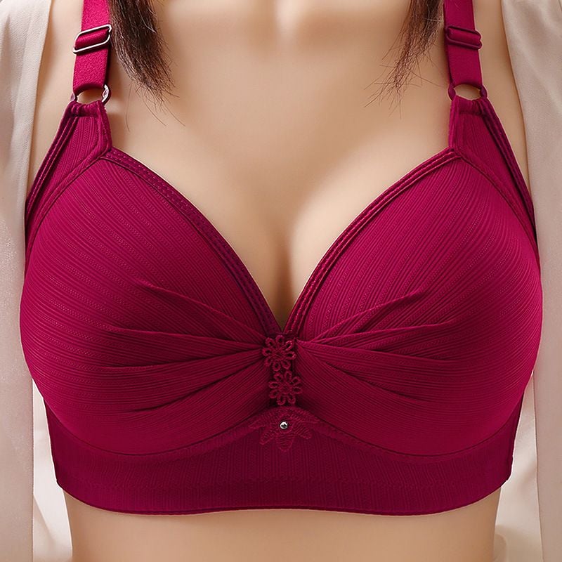 [Copy]🌹BUY 2 GET 1 FREE🌹DESIGN FOR SENIOR FRONT CLOSURE COTTON BRA🎀(PLEASE ADD 3/5 PCS TO YOUR CART😍)