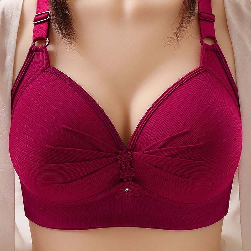 [Copy]🌹BUY 2 GET 1 FREE🌹DESIGN FOR SENIOR FRONT CLOSURE COTTON BRA🎀(PLEASE ADD 3/5 PCS TO YOUR CART😍)
