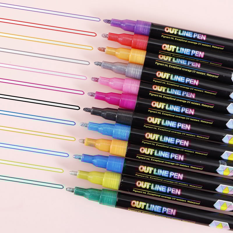 🖌2023 Best-Selling Dual-Line Highlighter