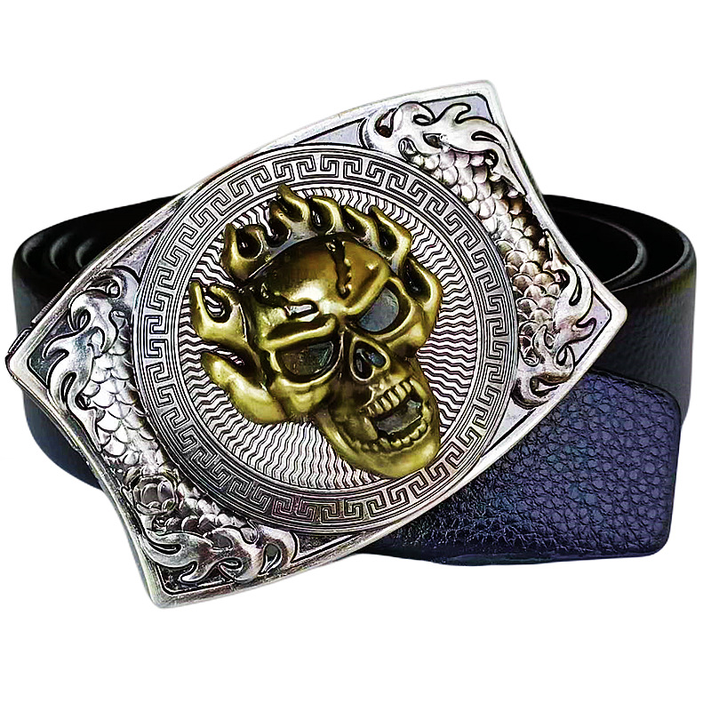 🔥LAST DAY 50% OFF🔥Western Fashion Genuine Leather Belt With Knife