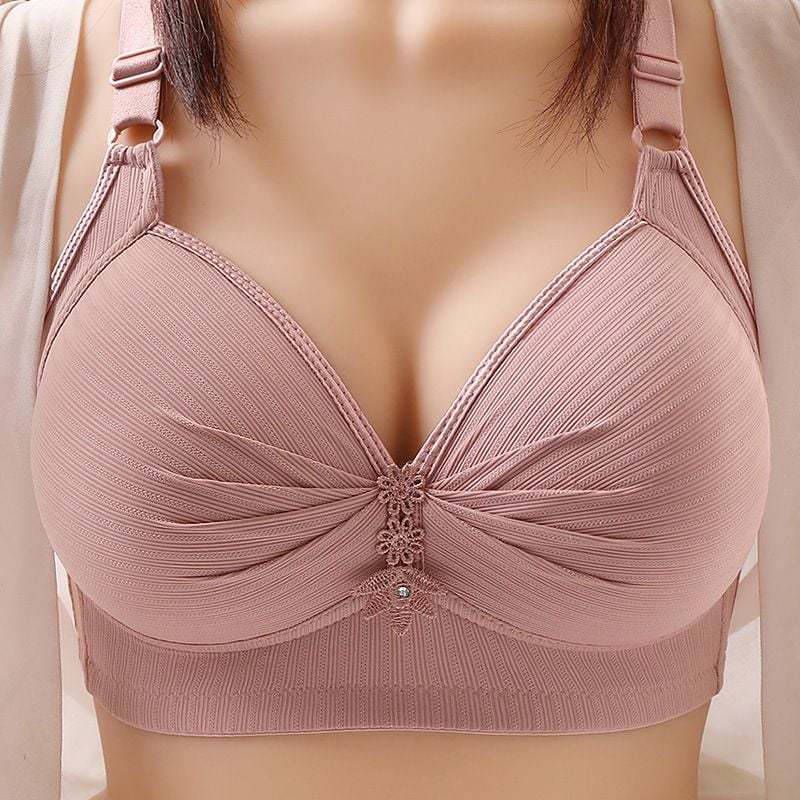 [Copy]🌹BUY 2 GET 1 FREE🌹DESIGN FOR SENIOR FRONT CLOSURE COTTON BRA🎀(PLEASE ADD 3/5 PCS TO YOUR CART😍)