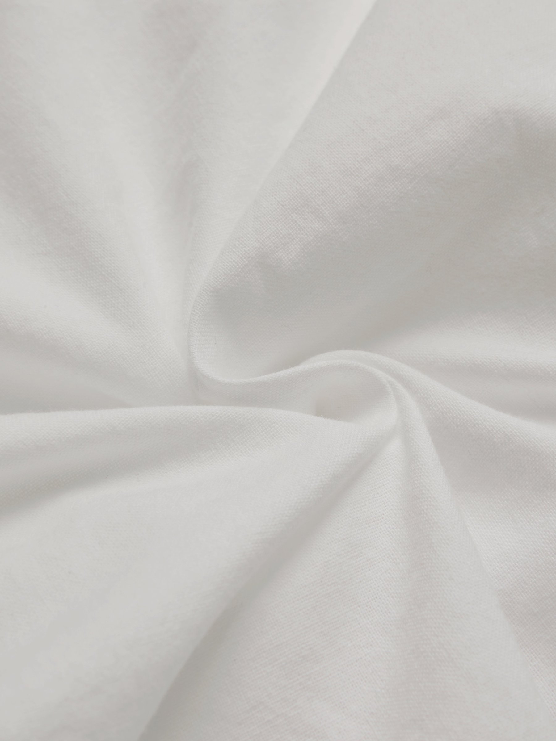 Midi Linen Dress, Sleeveless, Wing Collar, Plain, Button Design, French Vintage, White