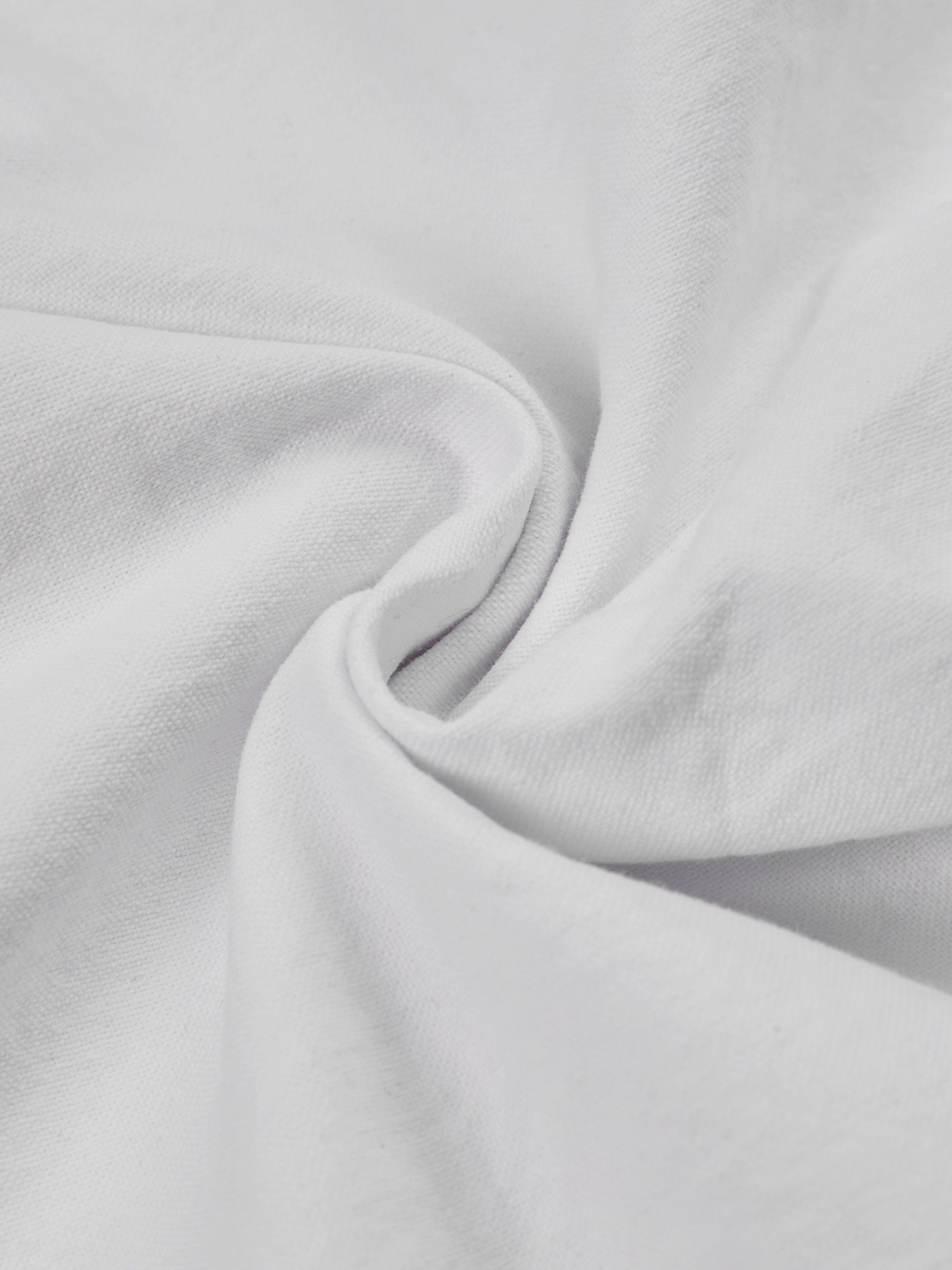 Midi Cotton Dress, Sleeveless, Stand Collar, Plain, Lace, French Vintage, White