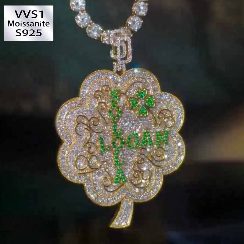 Lucky Tree of Life  Moissanite Pendant