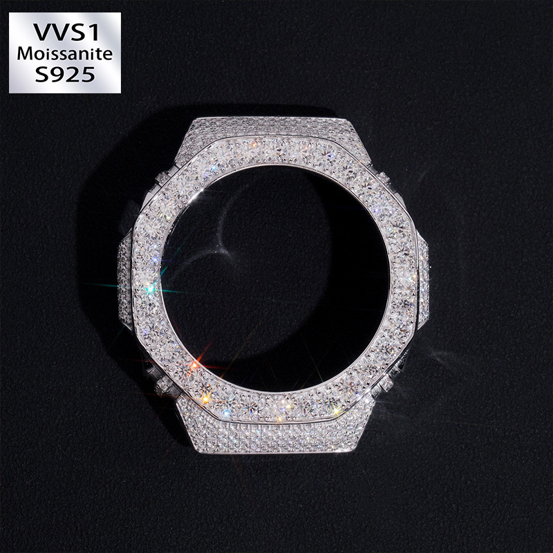 VVS Moissanite Octagonal Watch Case For GA‑2100