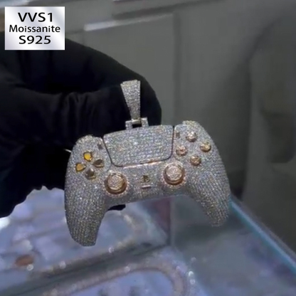 Luxury Control Game Moissanite Pendant