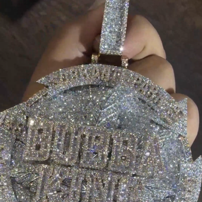 BUBBA KING Galaxy Setting Moissanite Pendant