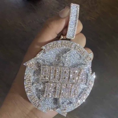 BUBBA KING Galaxy Setting Moissanite Pendant