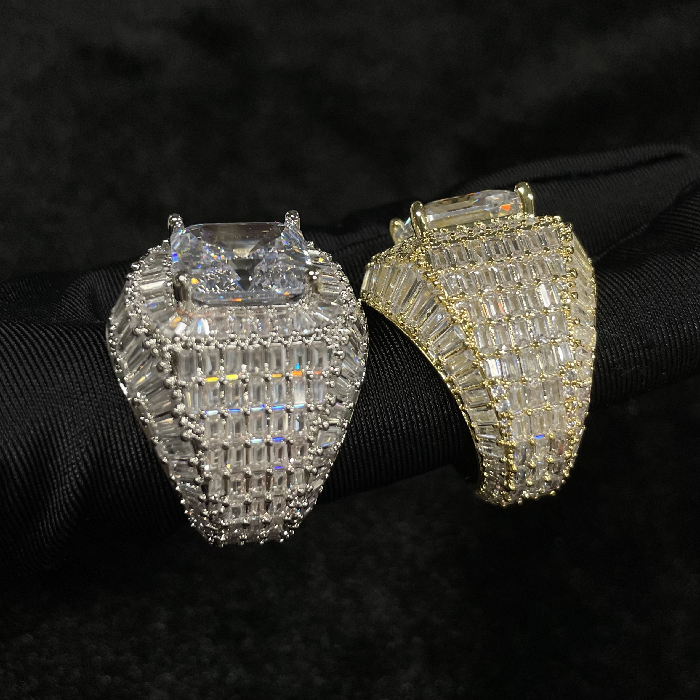 Moissanite Layered Diamond Ring