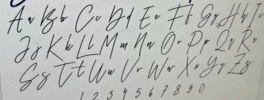 Moissanite Custom Cursive Name Necklace in White Gold (FREE Chain Included)