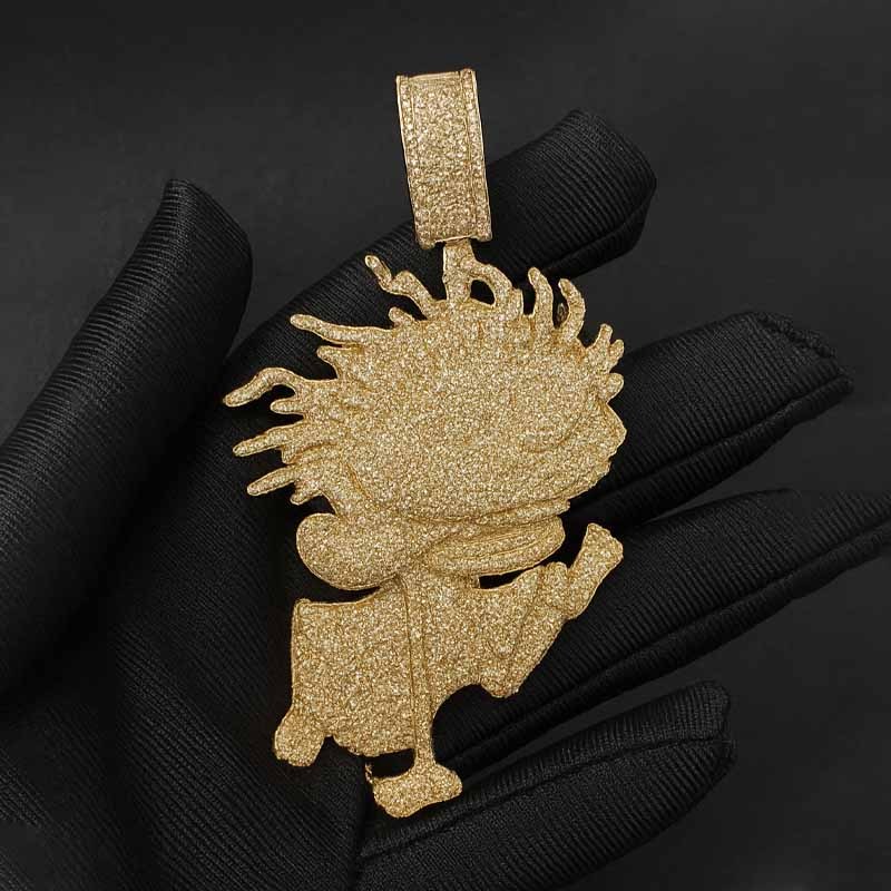 Moissanite Vivid Art Boy Pendant