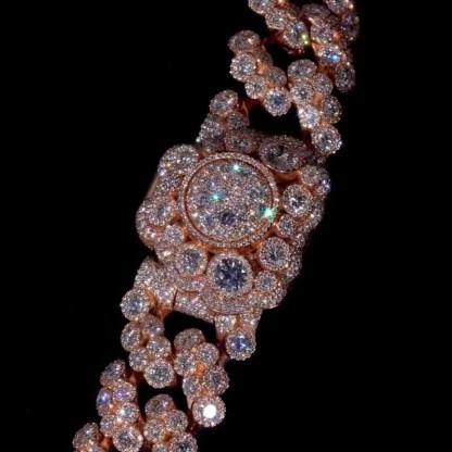 Moissanite Luxury Unique Design Cuban Chain