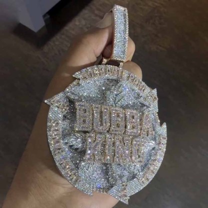 BUBBA KING Galaxy Setting Moissanite Pendant