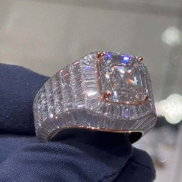 Moissanite Layered Diamond Ring