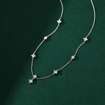 Sterling Silver Clovers Chain