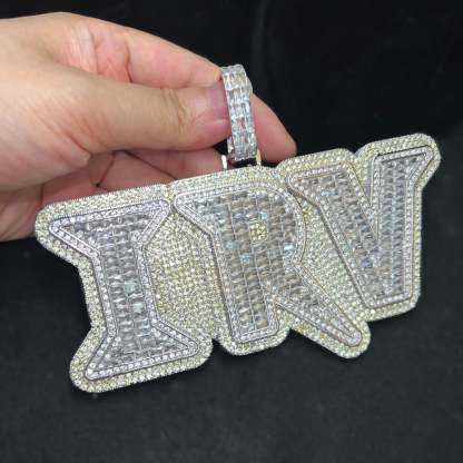 S925 Moissanite Custom Number 2 Set（customizable）