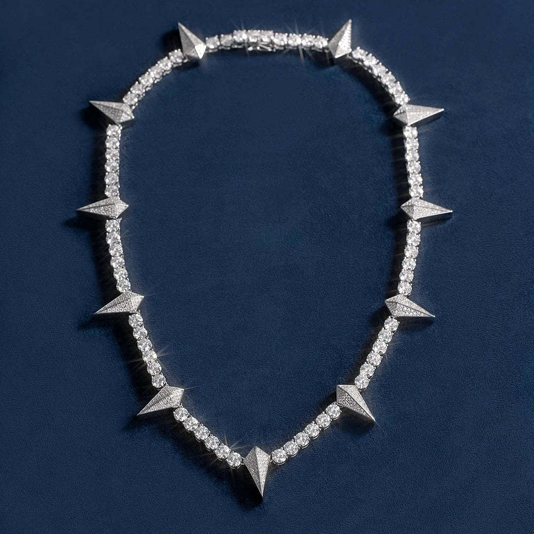 S925 Moissanite Panther Tennis Chain