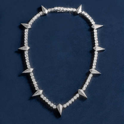 S925 Moissanite Panther Tennis Chain