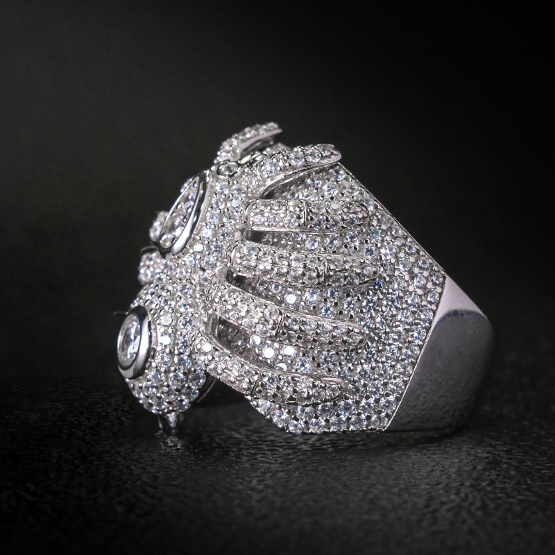 Moissanite High-grade Three-dimensional Spider Ring