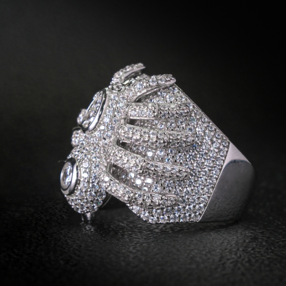 Moissanite High-grade Three-dimensional Spider Ring