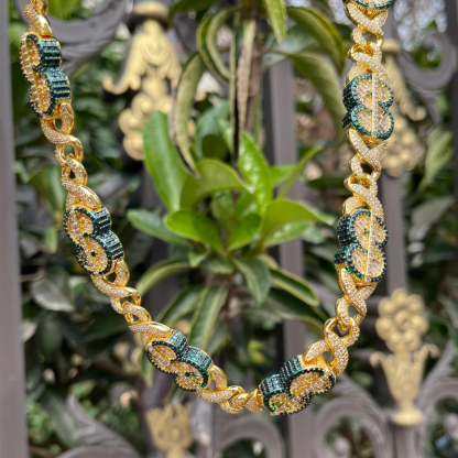 Moissanite Hip Hop Dollar Unlimited Cuban Chain