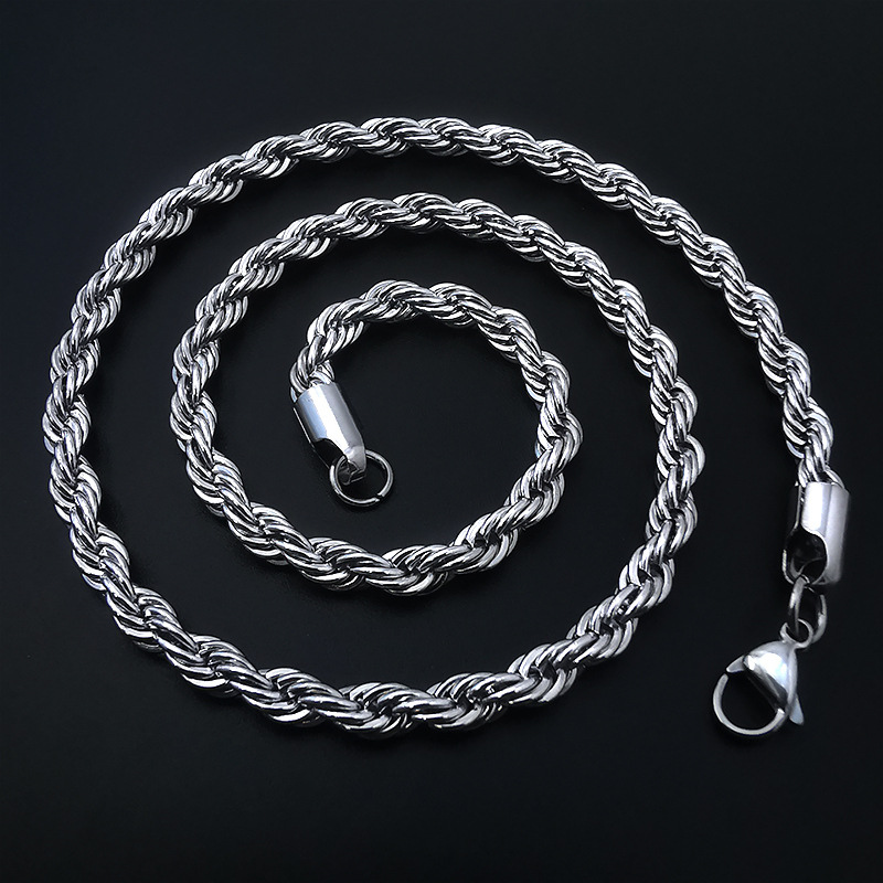 7mm/8mm Classic Hip Hop Rope Chain