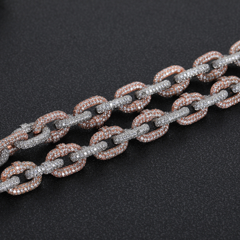 10mm Moissanite Hip Hop O-shaped Chain