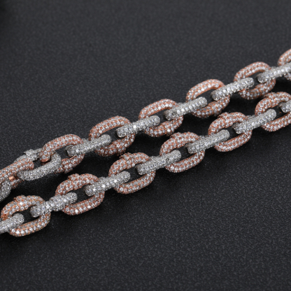 10mm Moissanite Hip Hop O-shaped Chain