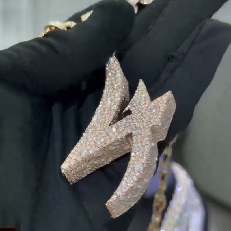 Mosaic Set 4 Moissanite Pendant