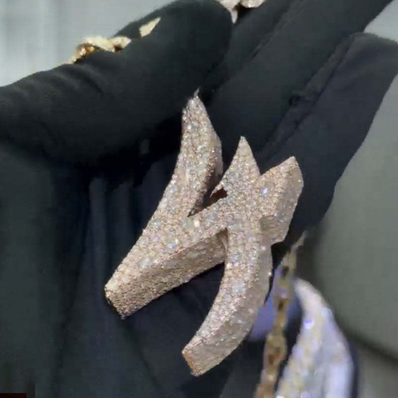 Mosaic Set 4 Moissanite Pendant