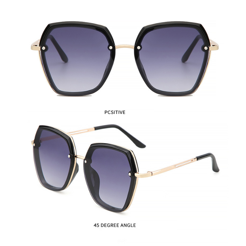 Retro Chic Geometric UV Protection Sunglasses