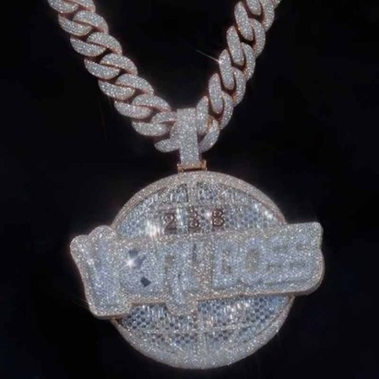 Moissanite New World Boss Pendant