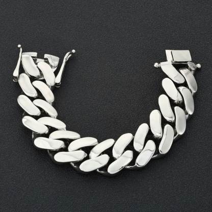 30mm/40mm Classic Glossy Cuban Bracelet