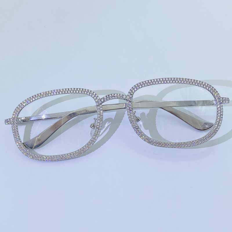 Moissanite Hip Hop Classic Glasses