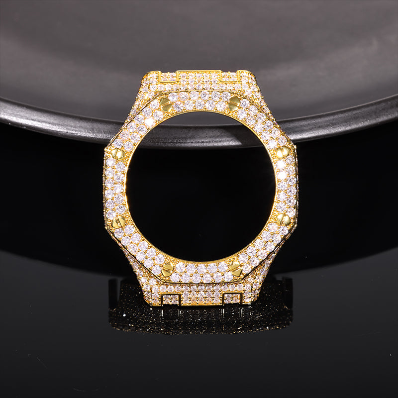 Moissanite Iced Out  Bezel For GA2100GB-A1 Watch
