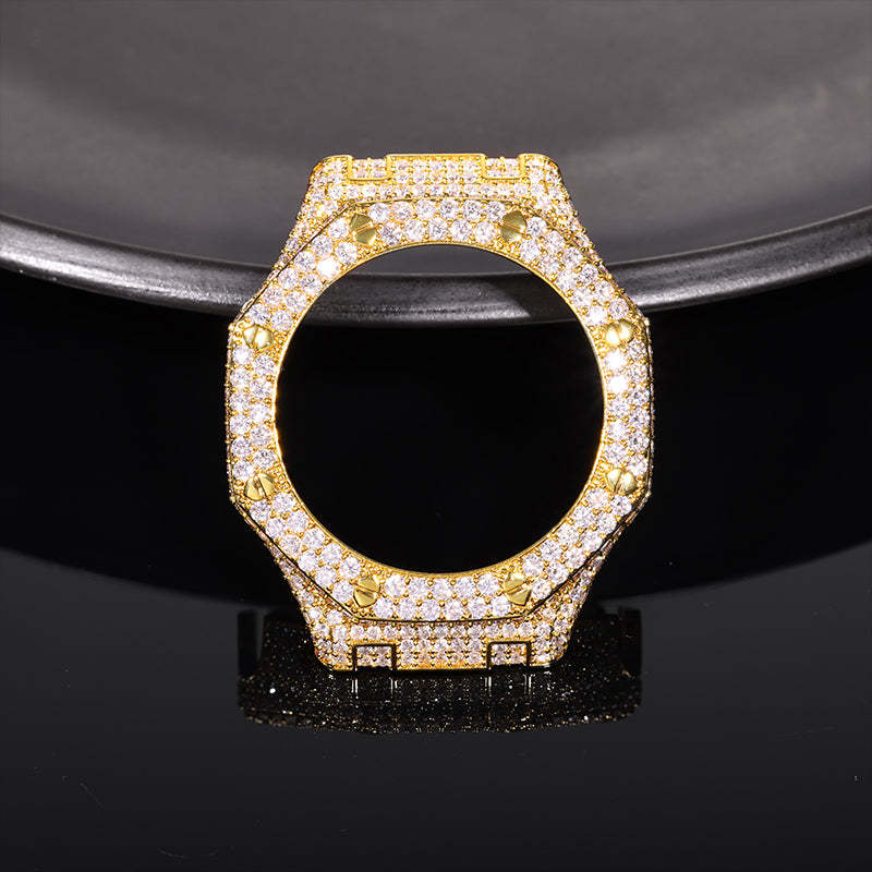 Moissanite Iced Out Bezel For GA2100GB-A1 Watch