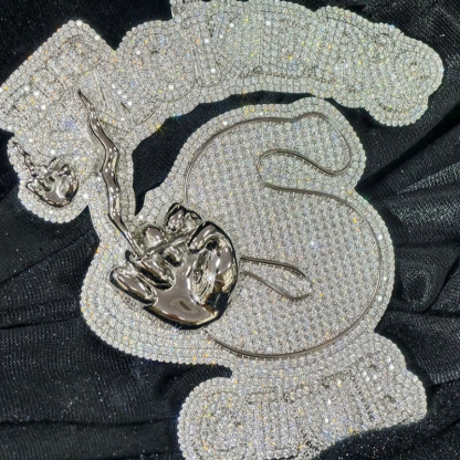 Moissanite Smokers Club Hip-Hop Pendant