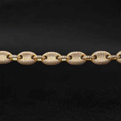 12mm Moissanite Pig Nose Bracelet