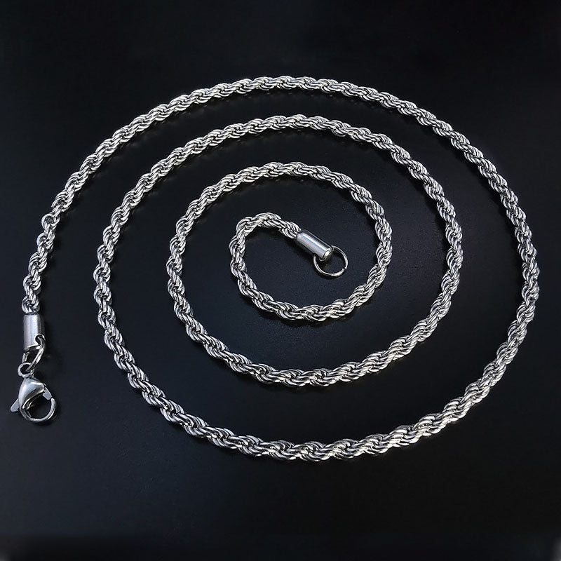 7mm/8mm Classic Hip Hop Rope Chain