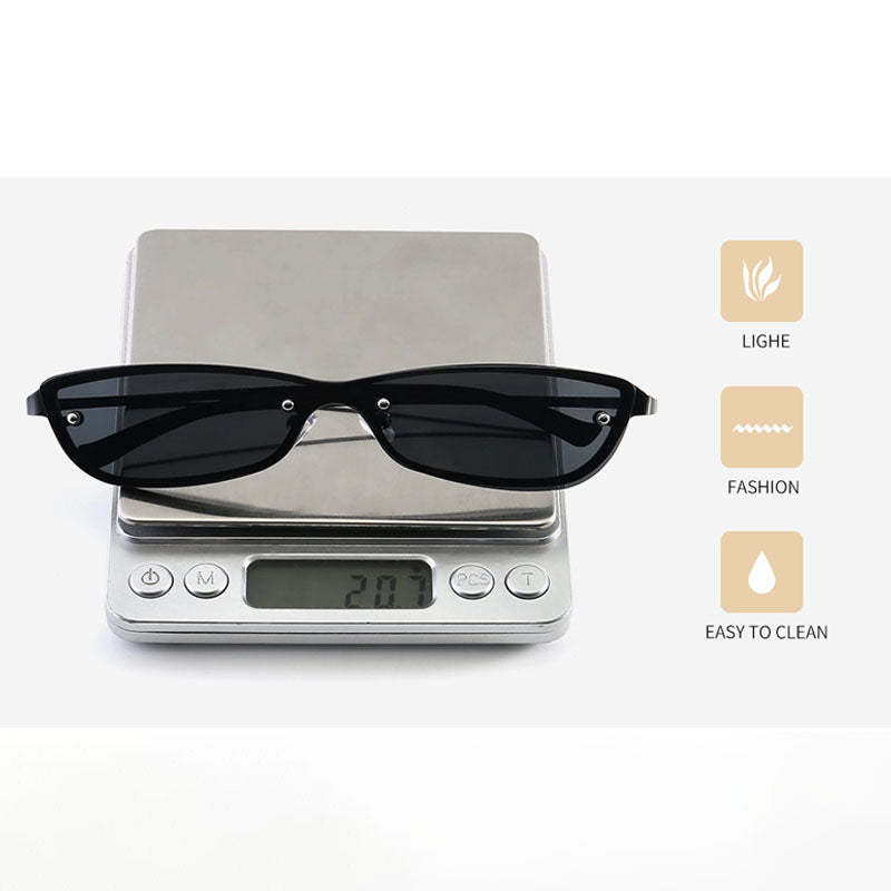 Stylish Personality One-piece Small Frame Sunglasses